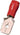 Isoleret spadestik rød 6,3x0,8  0,5-1mm² - 1