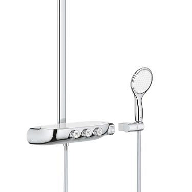 GROHE Rainshower SmartControl Duo 360 brusesystem med termostat til væg krom - 1