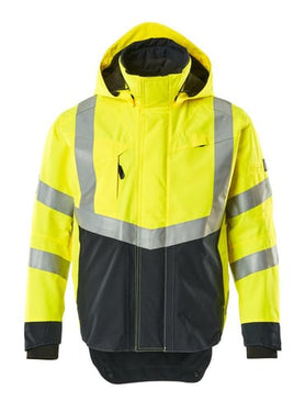 Mascot skaljakke Harlow 15501 Hiviz gul / marine str 2XL - 1