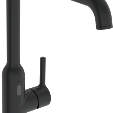 Oras Optima Style køkkenarmatur et-grebs hybrid 255mm mat sort - 1
