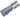 Isol. spademuffe A2505FLS8 1,5-2,5mm² 4,8x0,8 Blå - 1