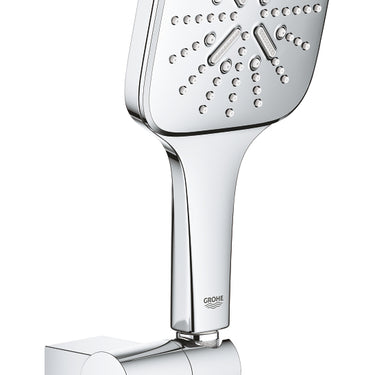 GROHE Rainshower SmartActive 130 Cube vægholdersæt 3-sprays krom - 1