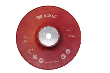 3M™ Ventileret Bagplade M14 Rød 180 mm x 22 mm 5 stk/krt PN64862 - 1