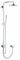 GROHE Rainshower® 210 hovedbruser m/omskifter krom - 2