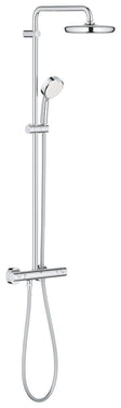 GROHE Tempesta Cosmopolitan 210 brusesystem med termostat til væg krom - 1