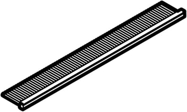 LEXCOM 19'' Rack Office LINE gulv · kabelbørste til flange sort - 1