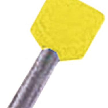 Isoleret dobbelt terminalrør gul 2x6mm² L=14mm - 1