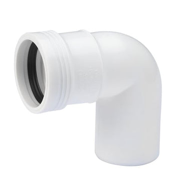 Wafix PP bøjning 88,5° x 40 mm hvid - 1