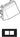 CLIC'LINE Dataudtag for 2x Keystone RJ45 1,5 modul vinklet hvid - 1