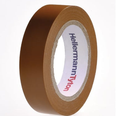 HelaTape Flex 15mm x 10m Brun 10 ruller - 1