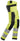 Snickers High-viz stretch buks m. hylsterlommer kl.2 6243 gul/sort str. 56 - 2