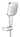 GROHE Rainshower SmartActive 130 Cube vægholdersæt 3-sprays krom - 1