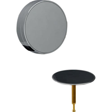 Geberit slutmontagesæt Split d52 t/excenter-garniture blankforkromet - 1
