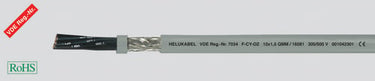 Styrekabel F-CY-OZ TR 2x0,75 SK R-100 - 1