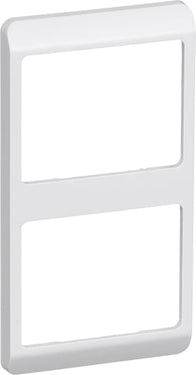 OPUS 66 ramme kombi 2 modul lodret hvid - 1