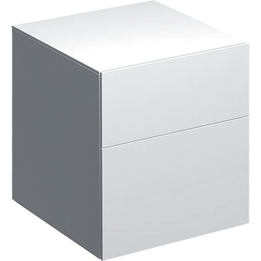 Geberit XENO² sideskab 450x510x462mm m/2skuffer hvid spånplade lak - 1