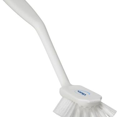 Vikan Opvaskebørste med skrabekant 280mm Medium hvid - 1