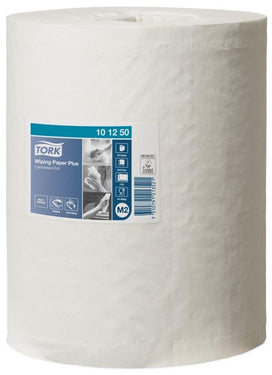 Tork M2 Aftørringspapir Plus hvid 6 rl a 160 m - 1