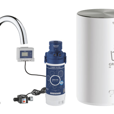 GROHE Red II Mono hane med kogende vand 4 l-kedel C-tud krom - 1