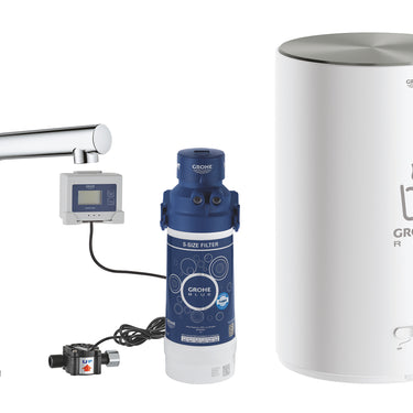 GROHE Red Mono hane med kogende vand 4 l-kedel L-tud krom - 1