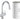 GROHE Red II Duo køkkenarmatur med kogende vand 4 l-kedel C-tud krom - 1