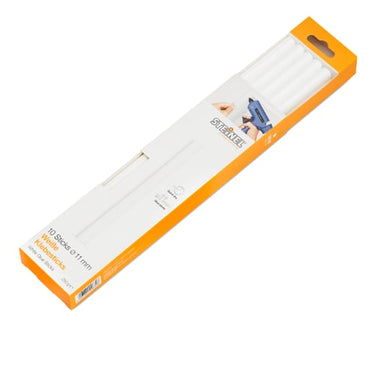 Limstift  Ø11 mm hvid 10 stk - 1