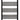 KRISS Space håndklædetørrer 1103x500mm mat sort - 1