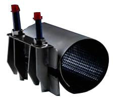 Bandagemuffe med 3 bolte 88-98/200 mm RF - 1