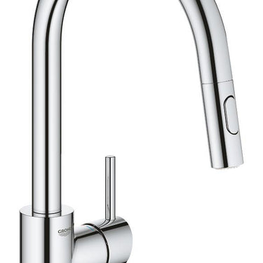 GROHE Concetto køkkenarmatur C-tud bruser dual krom - 1
