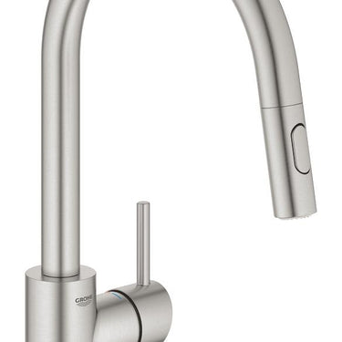 GROHE Concetto køkkenarmatur C-tud bruser dual SuperSteel - 1