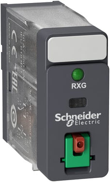 RXG stikbensrelæ med testknap og LED 1 C/O 10A og 230VAC - 1