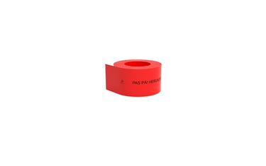 Kabelafdæk rød 100x1,0 mm i rl á 100 mtr - UDEN TEKST - 1