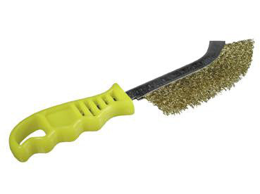 Håndstålbørste DIY/ECO 1 rækker 0,30 ME med plasthåndtag - 1