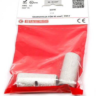 Pressemuffe KSF95 95mm² - I poser af 2 stk. - 1