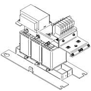 VLT MCC101 Sine-wave filter 24A 200-500 V IP00 130B2412 - 1