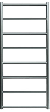 KRISS Polaris håndklæderadiator 1122x503mm bør rf stål - 1