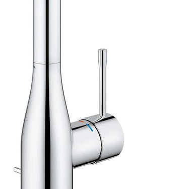 GROHE Essence håndvaskarmatur med bundventil høj tud - 1