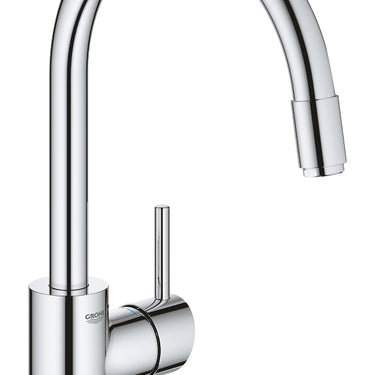 GROHE Concetto køkkenarmatur C-tud udtræk mousseur krom - 1