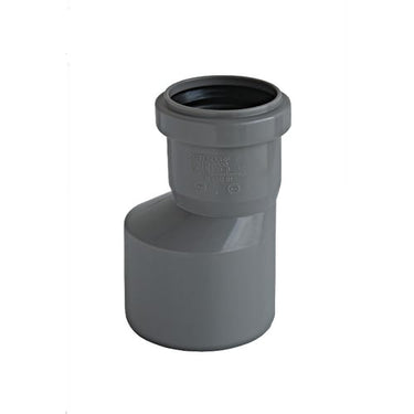 Ht-Pp (Amax Pro) Ø110 mm X 50 mm grå excentrisk reduktionsrør - 1