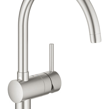 GROHE Minta køkkenarmatur med svingtud SuperSteel - 1