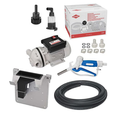 KABI AdBlue El-pumpesæt 230V ACmed manuel pistol og beslag til IBC / Palle tank - 1