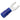 Isol. ABIKO gaffelkabelsko KA2543G-PB 1,5-2,5mm² M4 Blå - 1