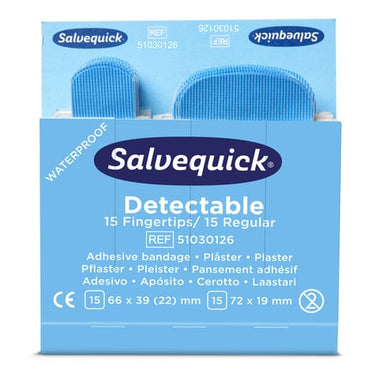 Salvequick Fingertip/Normal Blue sporbar - 1