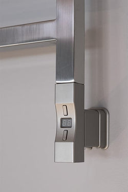 KRISS Nuvo 2 elvarmeelement firkantet profil 300W steel look - 1