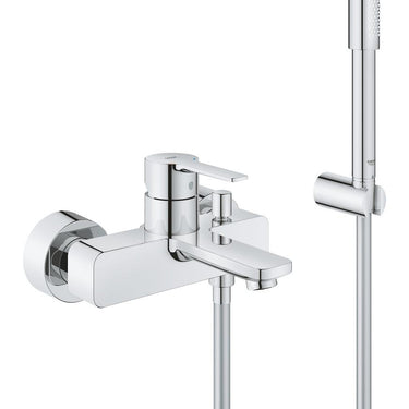 GROHE Lineare New kar-og brusearmatur med brusesæt krom - 1