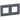 Arteor D ramme 2x2M Graphite - 1