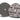 Scotch-Brite Sammenpresset hjul EXL XL-UW 2S FIN 152 mm x 6,35 mm x 12,7 mm Grå/lilla PN09835 - 1