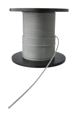 Galv Stålwire med pvc 2-3MM 6X7+1 rulle á 25 meter - 1