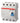 HPFI fejlstrømsafbryder 80A 4 polet udløsestrøm 30mA Type A 400V AC 70mm bred F204A-80/0,03 - 1