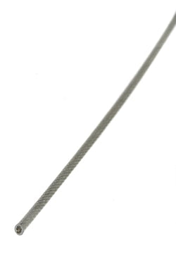 Stål wire nylonforhudet 1x19 1,3-2,3mm rulle á 100 meter - 1